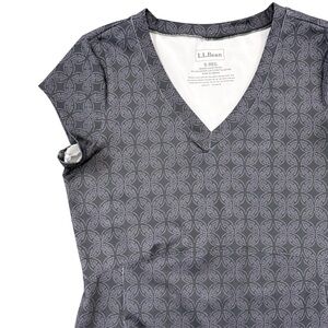 L.L. Bean Lycra Active Geometric Print Dress Small